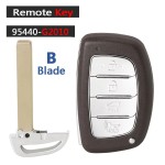 2017-2020 Hyundai Ioniq Hybrid / 4-Button 433Mhz 47 Chip Smart Key / PN: 95440-G2010 / TQ8-FOB-4F11 (AE) (AFTERMARKET)